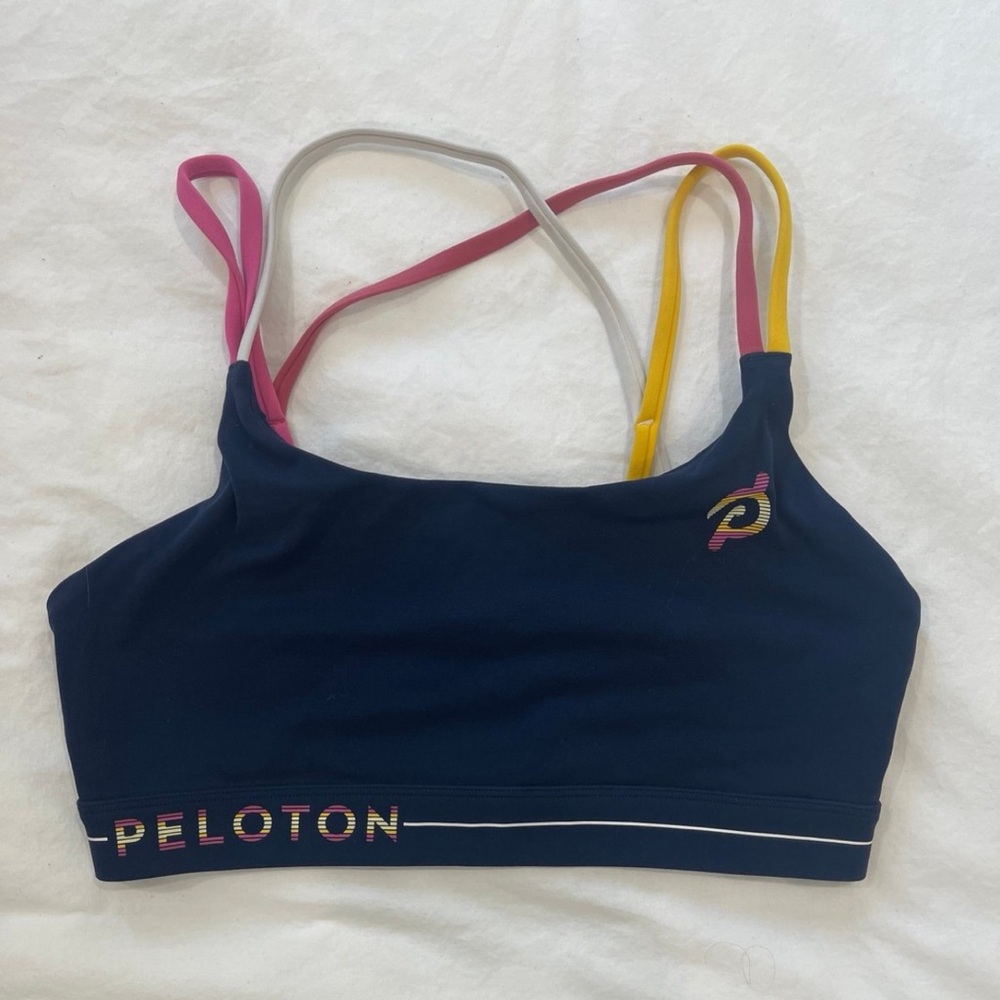 Navy blue sports bra